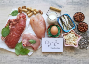 Tryptophan là một acid amin có nhiều trong thực phẩm